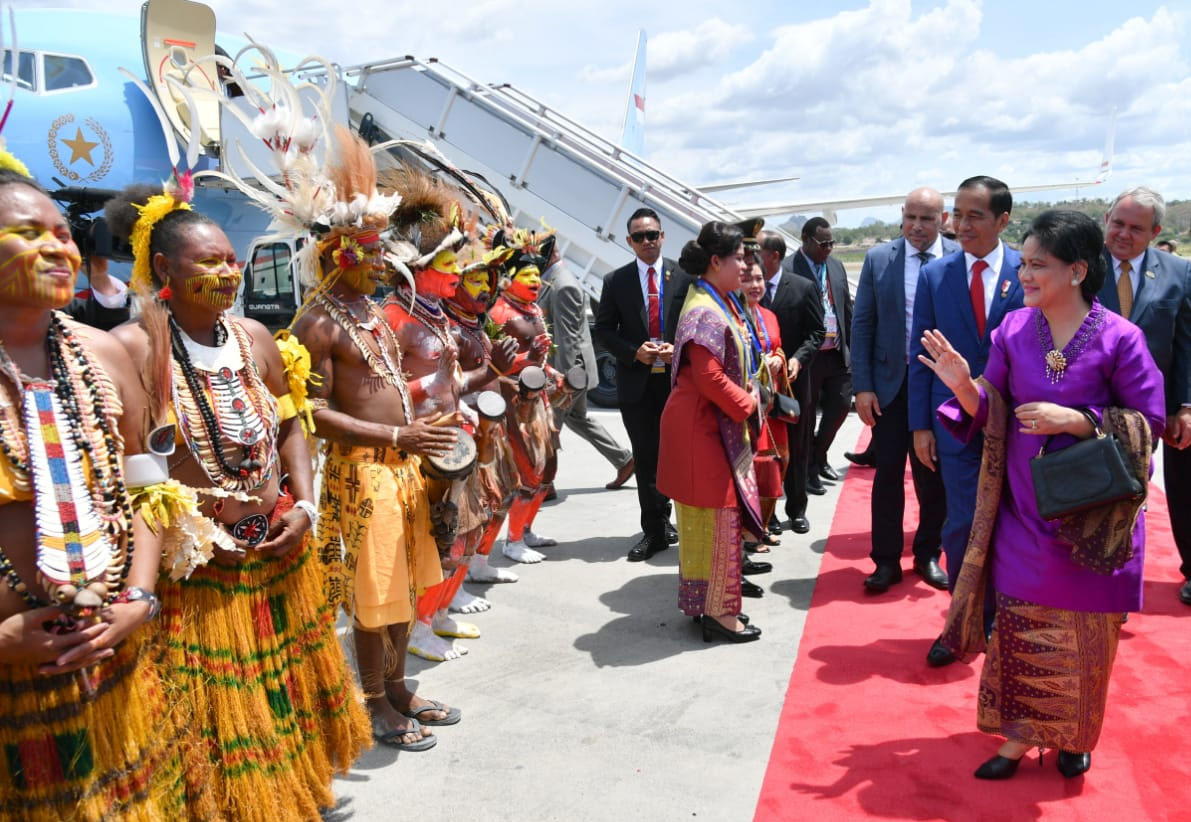  Presiden Tiba di Papua Nugini Hadiri KTT APEC