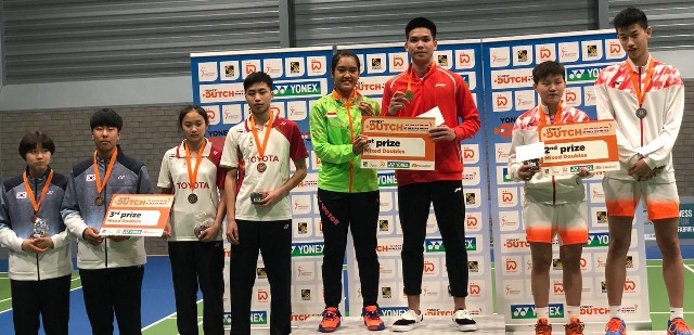  Pebulu Tangkis Junior Indonesia Juara “Dutch Junior International 2019”