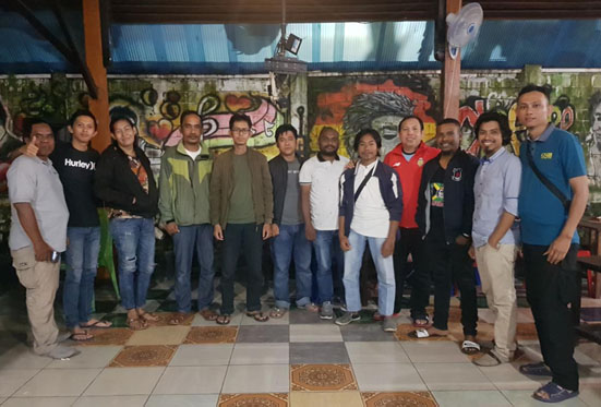  Konsolidasi SMSI Dengan Sejumlah Pimpinan Media di Papua Barat