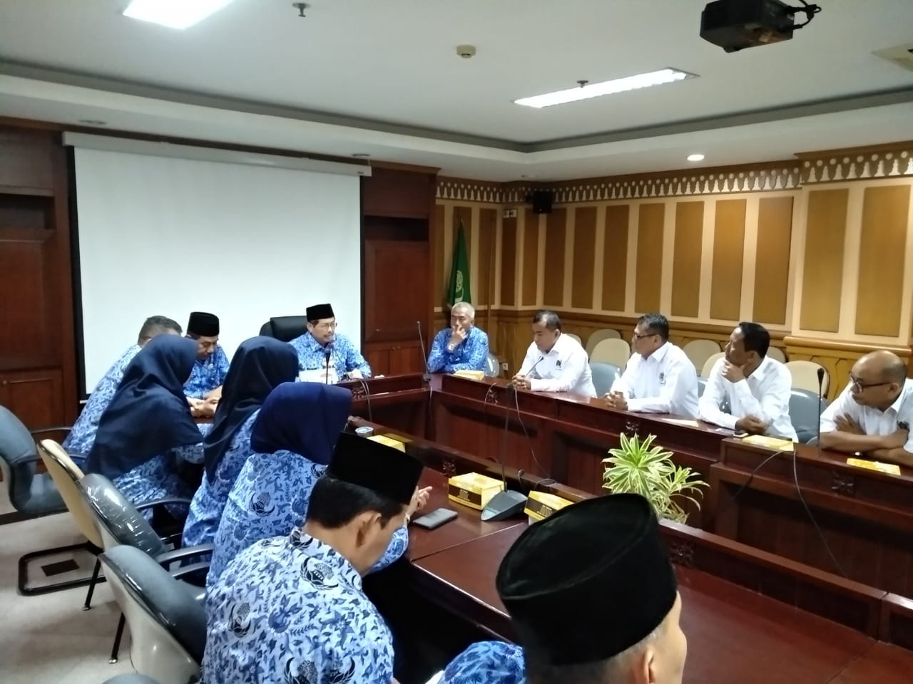  Pengurus PWI DKI Jakarta Audiensi dengan Jajaran Pemkot Jaksel