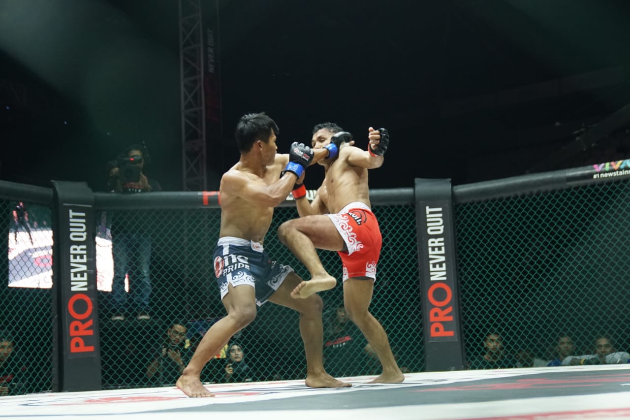  Yusuf Susilo Miliki Sabuk Juara Kelas Bantam MMA