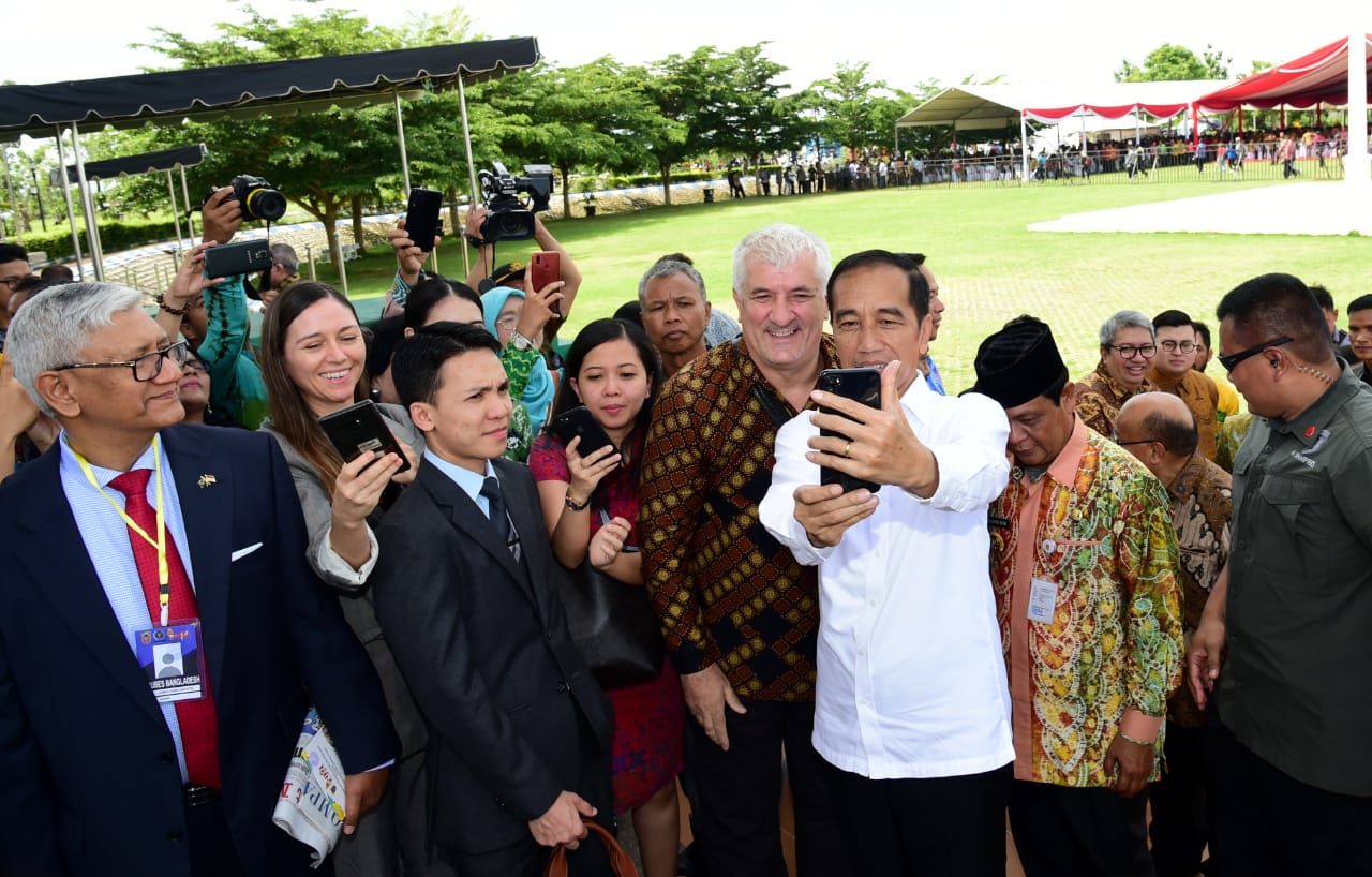  Di HPN 2020 Kalsel, Jokowi Kenalkan Ibukota Negara Baru Ramah Lingkungan