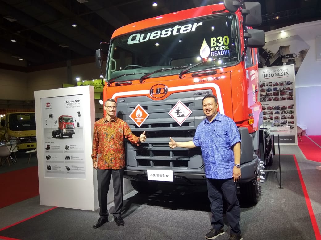 Ramaikan GIICOMVEC 2020, UD Trucks Pamerkan Kuzer & New Quester