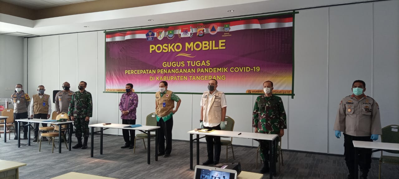  LO BNPB Mayjend Afanti Kunjungi Gugus Tugas Covid 19 Kabupaten Tangerang