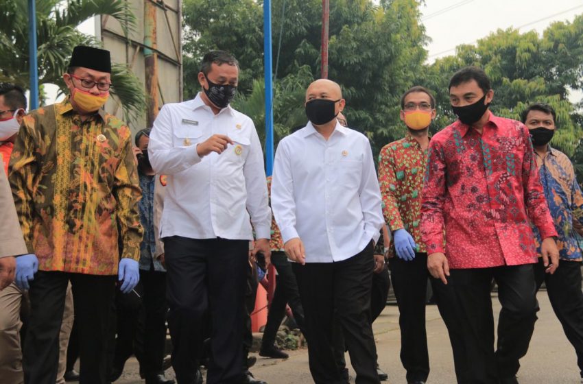  Kunjungan Menteri Koperasi dan UKM di Pasar Kranggan Kota Bekasi