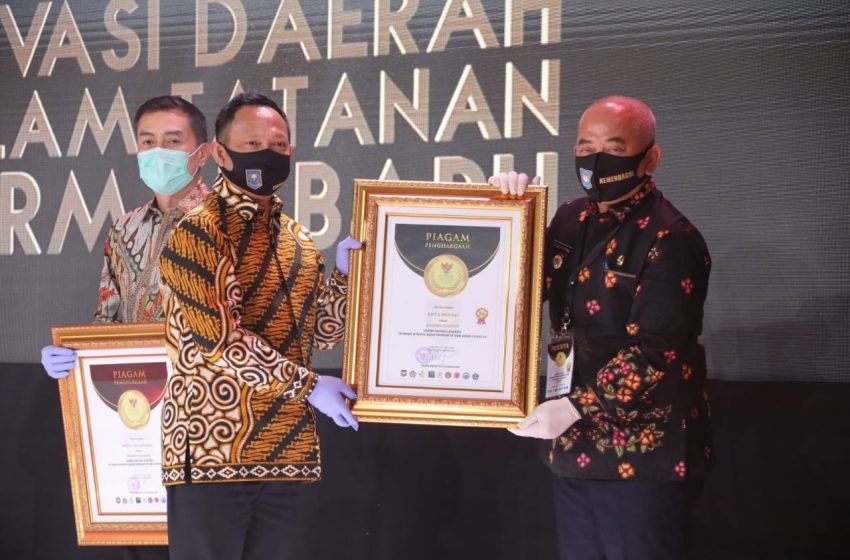  Kota Bekasi Raih Juara Inovasi Daerah Penyiapan Tatanan Normal Baru