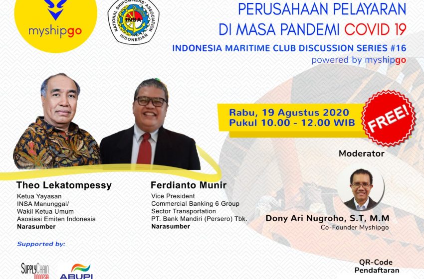  Indonesia Maritime Club Discussion Series Bahas Strategi Restrukturisasi Perusahaan Pelayaran Di Masa Pendemi Covid 19