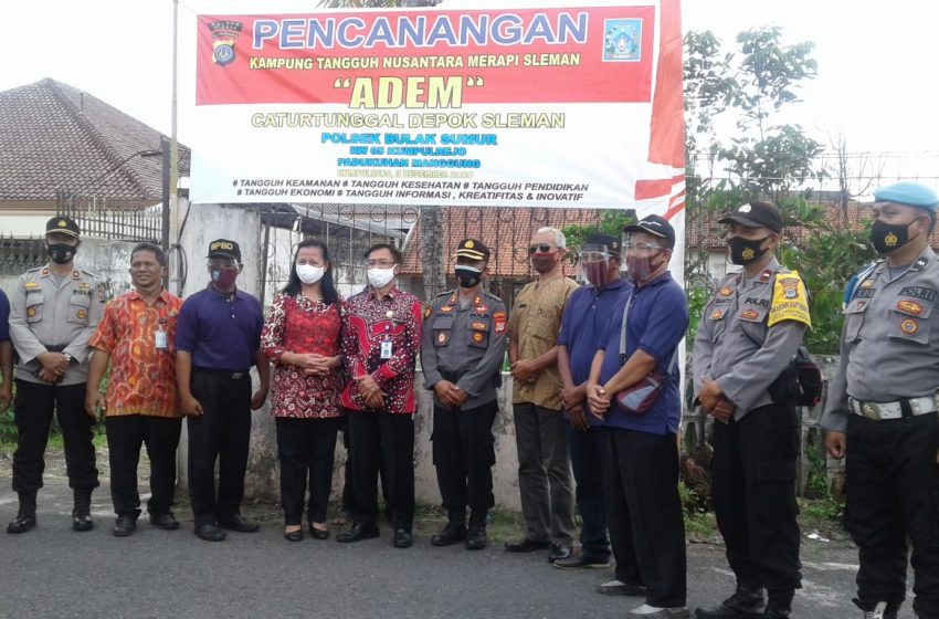 Cegah Covid – 19, Caturtunggal Menuju Kampung Tangguh Nusantara Merapi