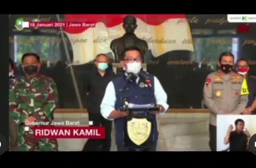  Ridwan Kamil: Warga Kota Bekasi Paling Patuh Memakai Masker dan Jaga Jarak