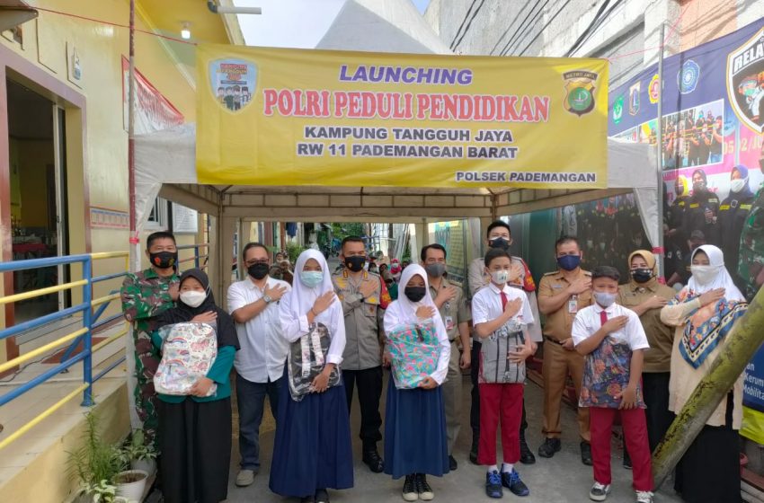  Kapolres Jakut Launching Program Polri Pendidikan di Pademangan