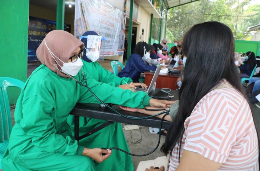  Responi Instruksi Kapolri, Polres Malang Vaksin 1.730 Warga