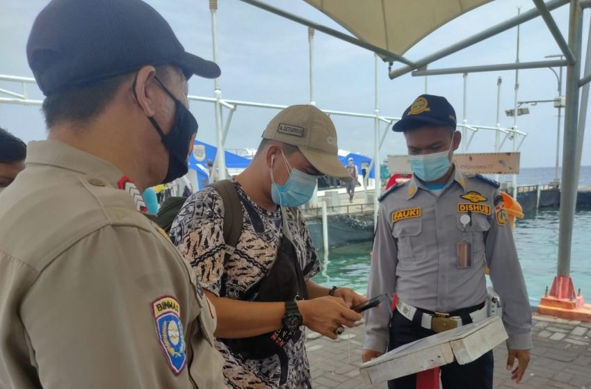  Tiba di Pulau Pramuka, 25 Warga Lakukan Scan Barcode Peduli Lindungi