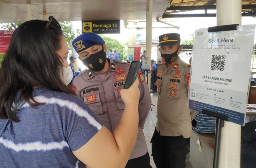  Setelah Scan Barcode Aplikasi Peduli Lindungi, 357 Wisatawan Berangkat Ke Pulau Seribu Melalui Dermaga Marina Ancol