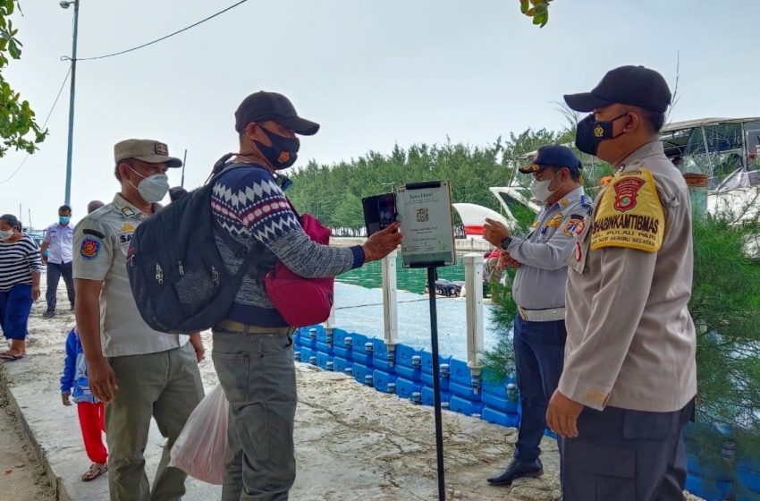  Polsek Kep Seribu Selatan, Ketatkan ProKes dan Wajibkan 30 Wisatawan Tiba di Pulau Pari Sudah Suntik Vaksin