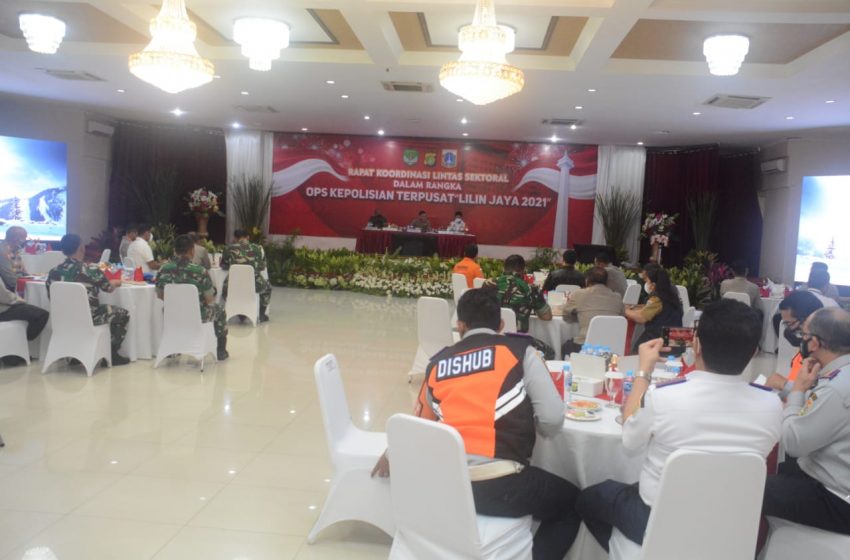  Pangdam Jaya Rapat Koordinasi Lintas Sektoral dalam Rangka Operasi Lilin Jaya 2021