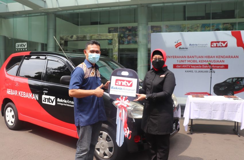  Bakrie Amanah dapat Bantuan Kendaraan Operasional untuk Kegiatan Kemanusiaan dari ANTV