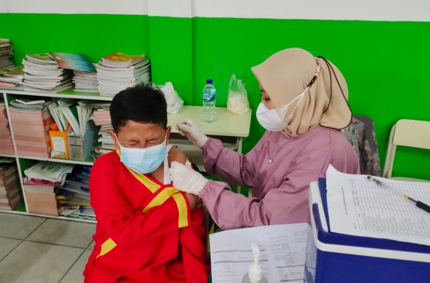  SD Muhammadiyah Meruyung Giliran Melaksanakan Vaksinasi Anak
