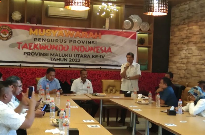 Luthfi Saleh Terpilih Sebagai Ketua Pengurus Provinsi Taekwondo Indonesia Maluku Utara
