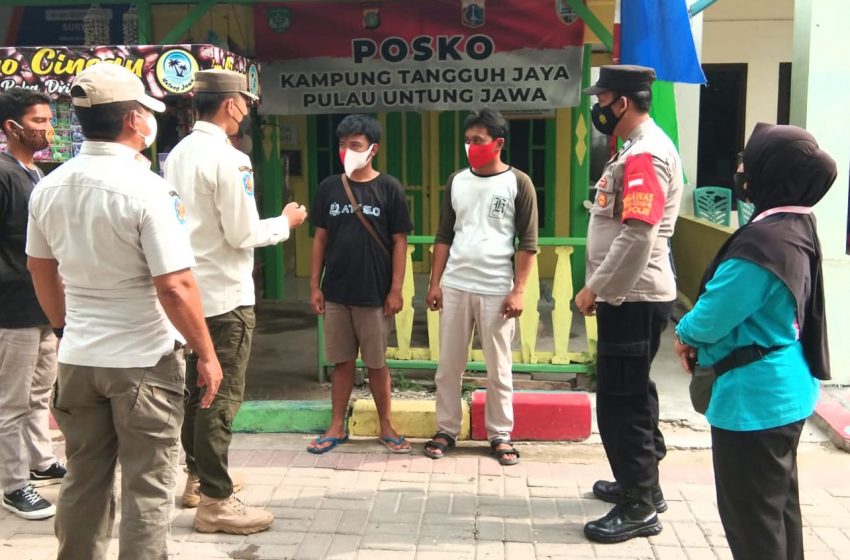  Ops Yustisi Gabungan Polsek Kep Seribu Selatan di Dua Pulau, Delapan Warga Langgar ProKes