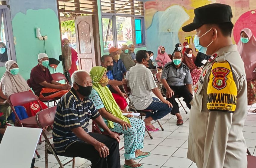  Giatkan Vaksin Booster COVID19 di Pulau Untung Jawa, Polsek Kep Seribu Selatan Valsin 67 Warga