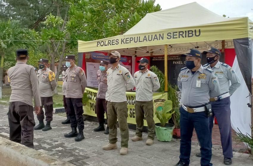  Selain Pengamanan Kegiatan Masyarakat, Dua Pospam Ops Ketupat Jaya -2022 di Kep Seribu Utara Juga Tegakkan Aturan ProKes selama Liburan