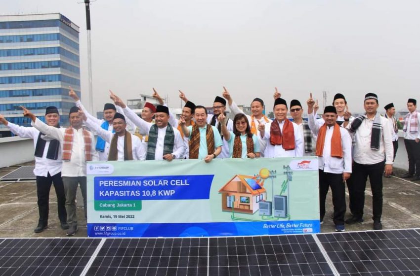  Komitmen Dukung Usaha Pembiayaan Ramah Lingkungan, FIFGROUP Pasang Solar Panel Total 86,4 kilowatt-peak