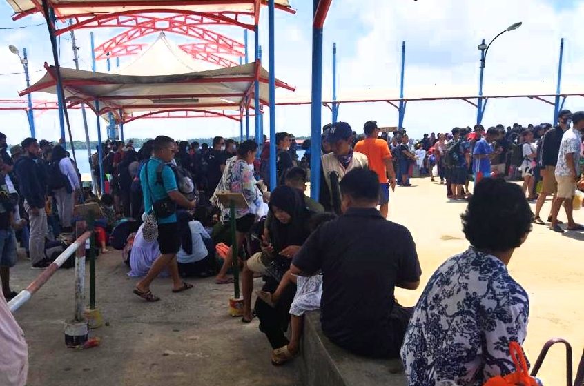  Hari ini, Pospam Ops Ketupat Jaya-2022 Pulau Harapan Gelar Pengamanan Kedatangan 710 dan Keberangkatan 740 Wisatawan
