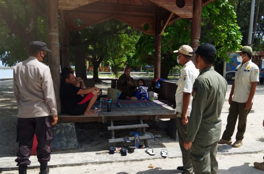  Sisir Lokasi Wisata di Pulau Tidung, Polsek Kep Seribu Selatan Gelar Pengawasan ProKes