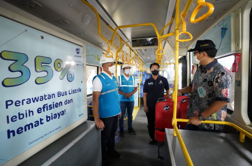  Dukung Moda Transportasi Listrik, PT PLN Pasok 2,5 MVA Kebutuhan SPKLU Bus Transjakarta