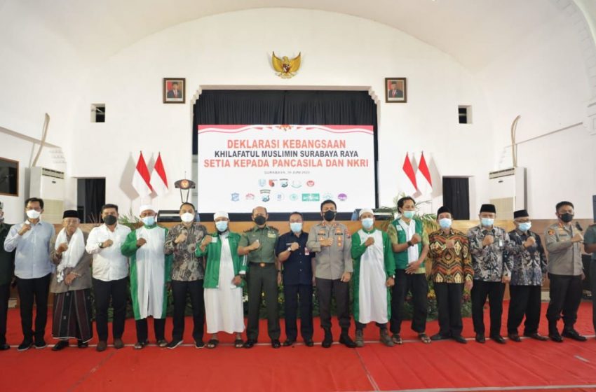  Kelompok Khilafatul Muslimin Surabaya Raya Deklarasi Setia pada Pancasila dan NKRI