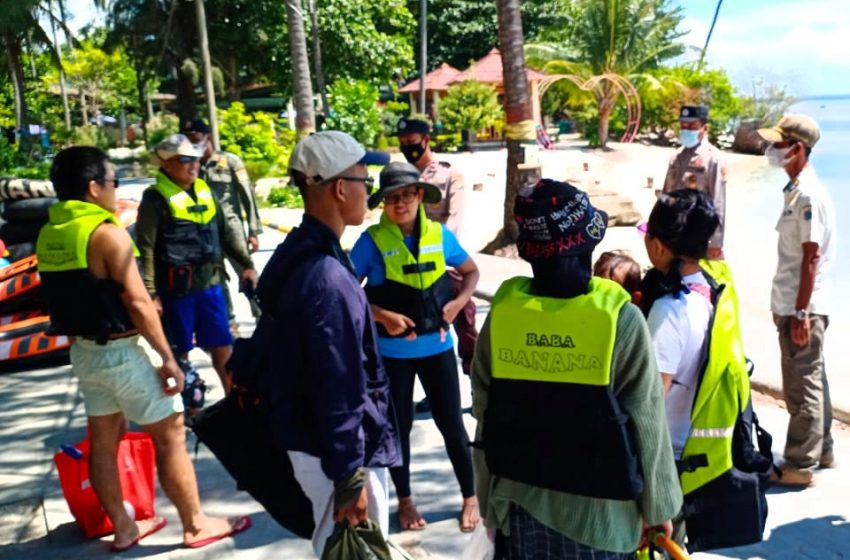  Bersama Tiga Pilar, Polsek Kep Seribu Selatan Gelar Patroli Imbauan Keselamatan Wisata Air