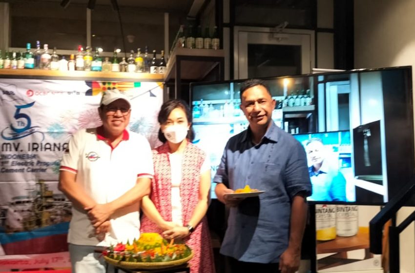  Gebrakan Industri Perkapalan Nasional, Success Story Bangun Kapal MV Iriana