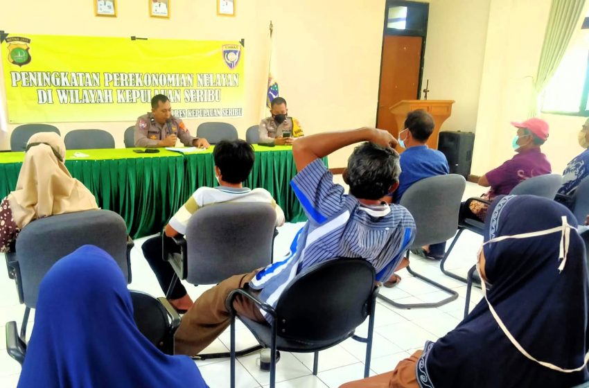  Sat Binmas Polres Kep Seribu Ajak Warga Tingkatkan Perekonomian Nelayan