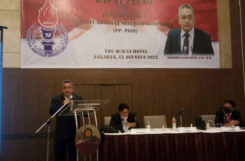  Rapat Pleno PP PGSI: Medan Tuan Rumah Munas dan Kejurnas Indonesia Open Puan Maharani Cup