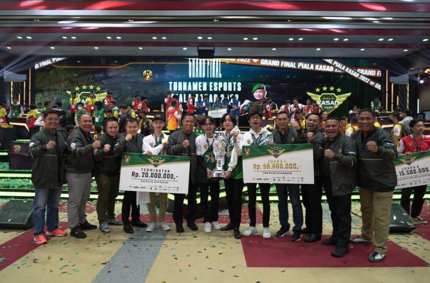  Final Turnamen Esports Piala Kasad 2022, Pangdam Jaya Apresiasi Tim Wonder yang Meraih Juara 1
