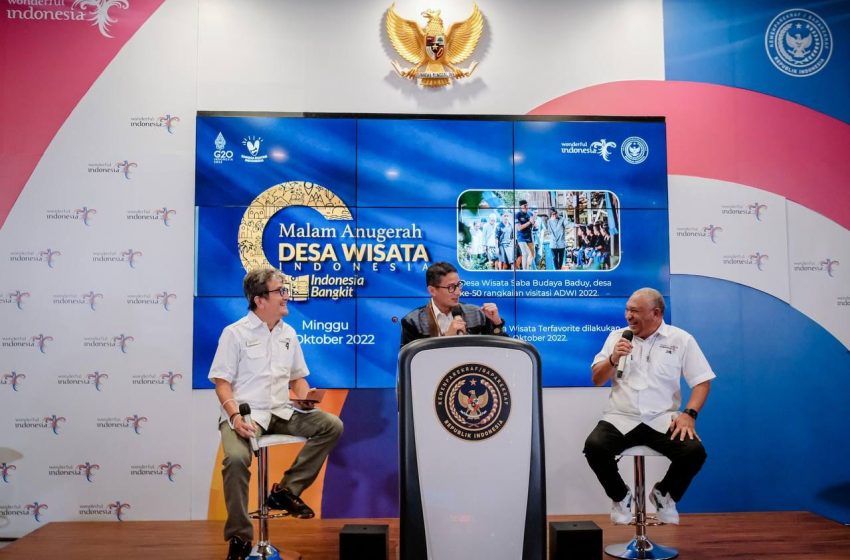  Malam Puncak Anugerah Desa Wisata Indonesia 2022 akan Digelar 30 Oktober 2022