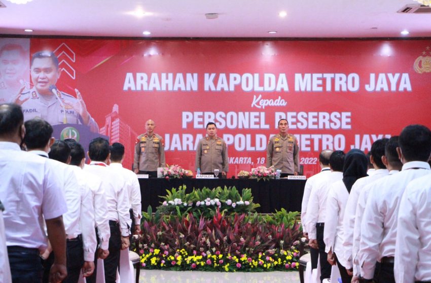  Kapolda Metro Jaya Sampaikan Arahan Kepada Jajaran Reserse