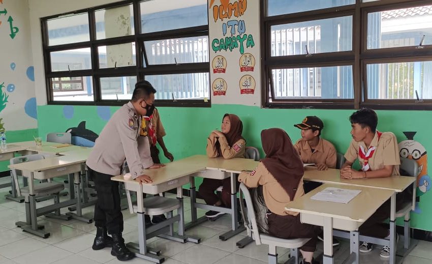  Edukasi Pelajar, Polres Kep. Seribu Laksanakan Police Goes To School