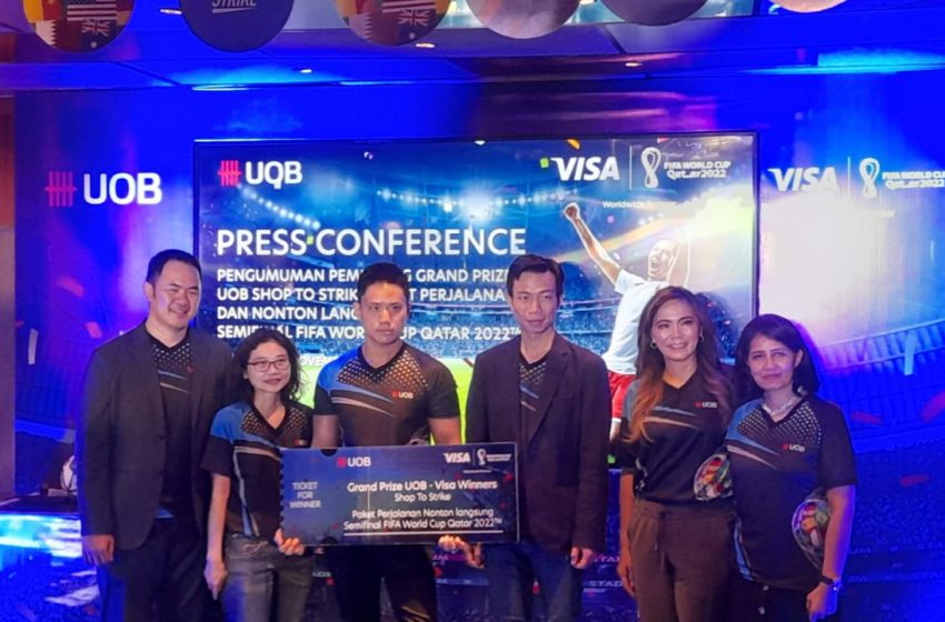  Visa dan UOB Indonesia Umumkan 2 Pemenang Grand Prize Tiket Semifinal FIFA World Cup Qatar 2022