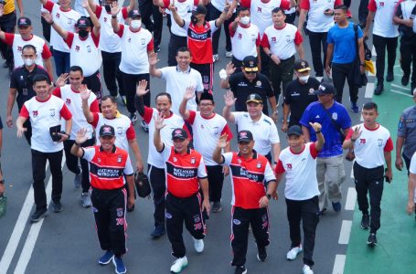 Dalam Rangka HUT ke-73, Polda Metro Jaya Gelar Olahraga Bersama