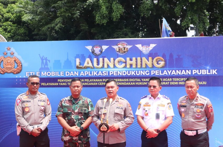  Polda Metro Jaya Launching E-TLE Mobile