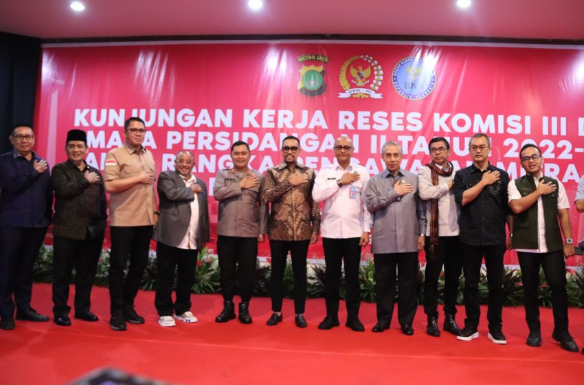  Polda Metro Jaya Terima Kunjungan kerja Reses Komisi 3 DPR RI