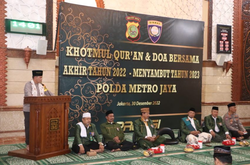  Polda Metro Jaya Gelar Khotmil Qur’an dan Do’a Bersama Akhir Tahun 2022