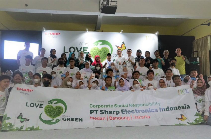  Sharp Eco-Bition Workshop Kembali Digelar, Ajak Siswa Sekolah Daur Ulang Sampah Jadi Barang Ergonomis