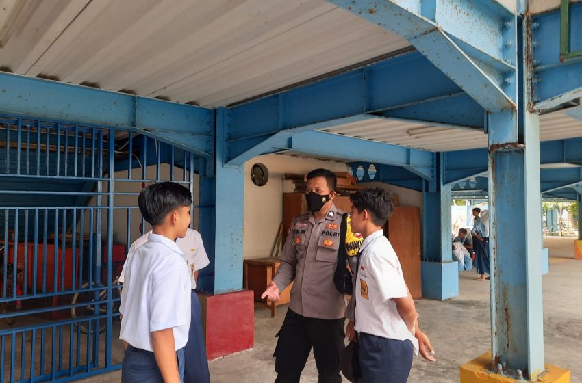  Police Goes To School, Pak Bhabin Pulau Lancang Sambangi SMPN 288