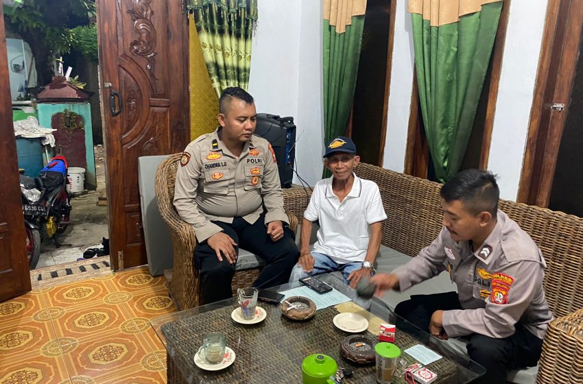  Didampingi Pak Bhabin, Wakapolsek Kep. Seribu Utara Laksanakan Sambang Toda Pulau Kelapa