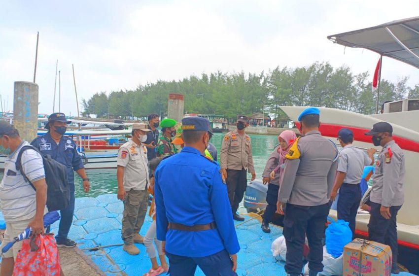  Pengamanan Dermaga Polsek Kepulauan Seribu Selatan Utamakan Pelayanan Humanis