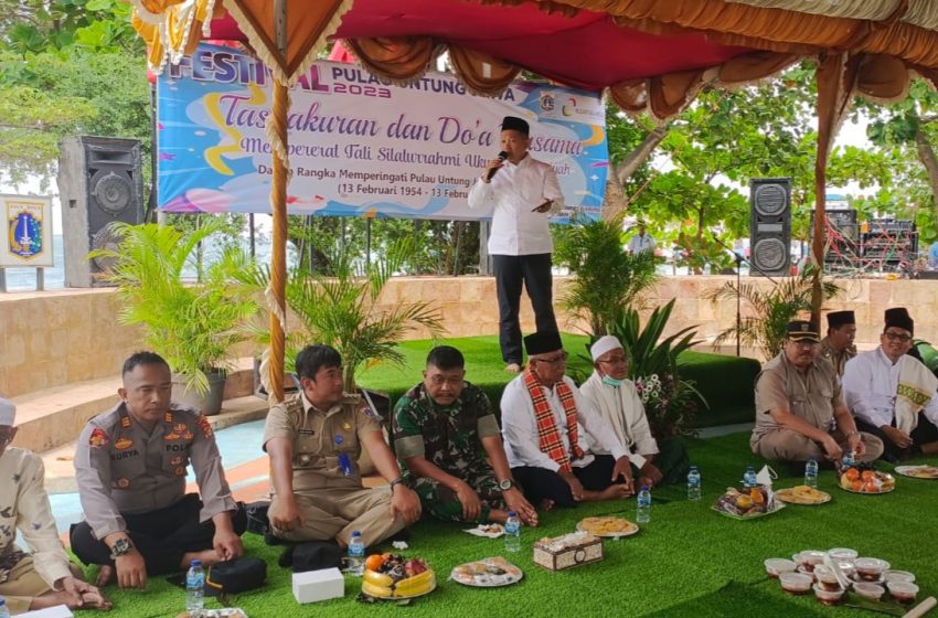  Kapolsek Hadiri Tasyakuran Peringati Hari Jadi Pulau Untung Jawa ke 69