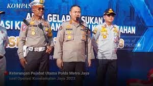  Polda Metro Jaya Telah Menggelar Operasi Keselamatan Jaya 2023