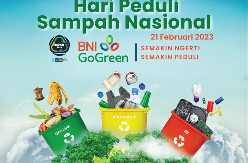 BNI Bantu Peralatan Pos Pandai di Peringati Hari Peduli Sampah Nasional